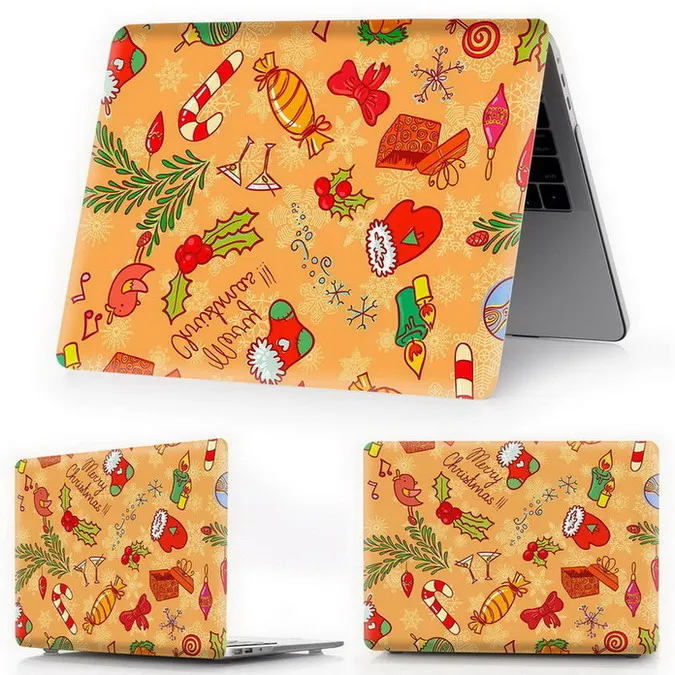sheng dan yuan su Чехол для ноутбука MacBook Air 11 13 дюймов A1466 A1932 Pro 12 13 15 retina A1502 A1706 A1708 A1989 A2159 Рождество чехол - Цвет: sheng dan yuan su