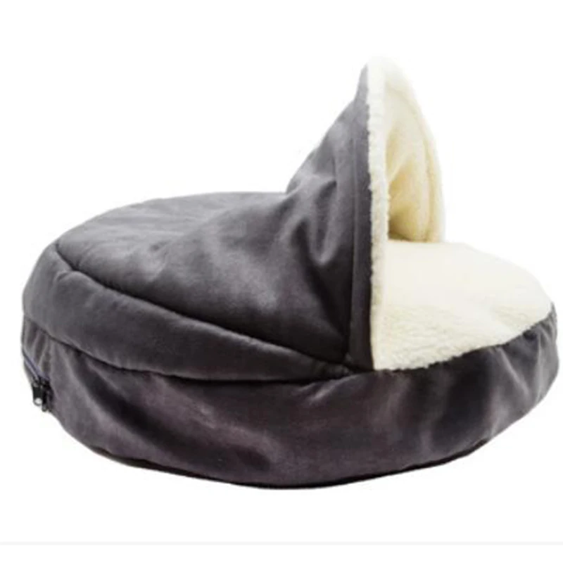 

2019Explosive kennel fully removable and washable warm l ambskin breathable bottom fabric small dog, high-grade pet nes