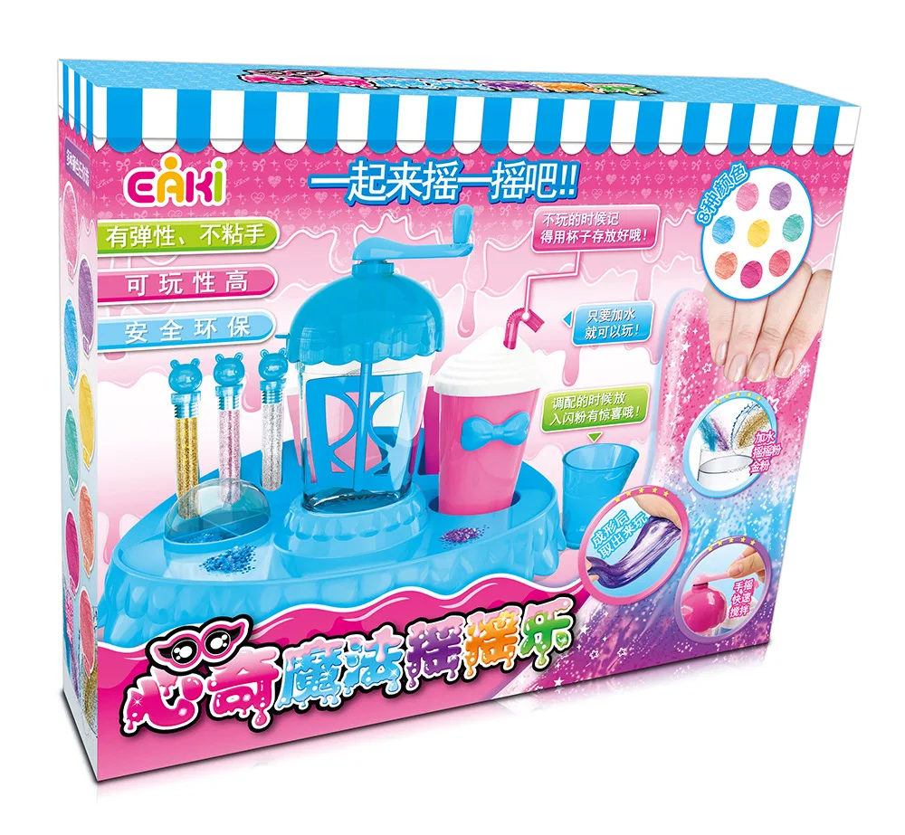 EAKI DIY Дети Choi грязевая игрушка с оригинальной коробкой Кристалл слизи игрушки для детей подарок