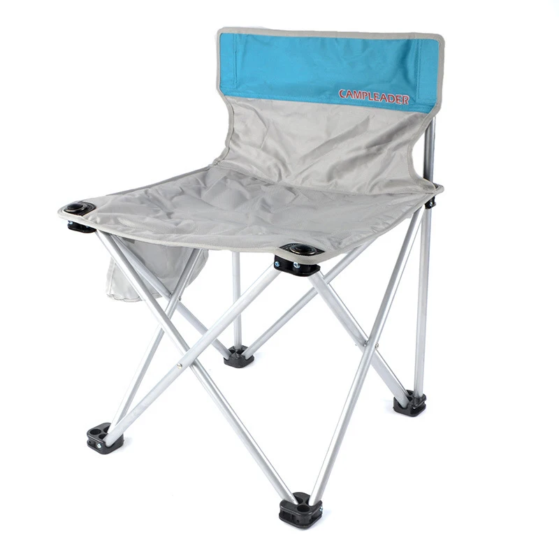 Light gray Super Reinforced Folding Chair, Outdoor Fishing Drawing Chair, Stylish And Lightweight,Gardan Home Furniture,Beach, Picnic Chair - Цвет: Light gray