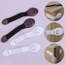 Serrure de sécurité en plastique pour enfants, 5 pièces/lot, Protection pour enfants, verrouillage des portes pour la sécurité des enfants 