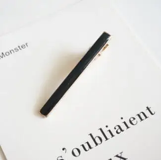 1 шт. Модные женские цветные твердые металлические 6 см толстые заколки женские элегантные повязки для головы заколки для волос женские шпильки для волос аксессуары для волос - Цвет: Black