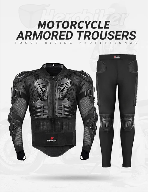 Herobiker Jaqueta Para Motocicleta Masculina, De Corpo Inteiro, Armadura,  Motocross, Equitação, Roupa De Proteção, Tamanho De Engrenagem - Jaquetas -  AliExpress