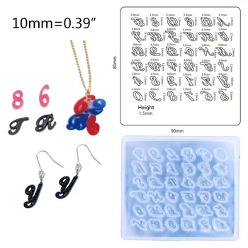 

Transparent Silicone Mold Pendant DIY Epoxy Mould for Jewelry Crafts Making Q0KE