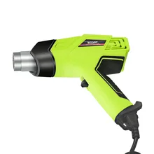 Промышленный пистолет горячего воздуха 2000 Вт Портативный нагревательный пистолет Многофункциональный температурный регулирующий пистолет для обжига термоусадочный пистолет Электрический инструмент