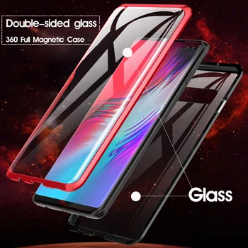 

360 Full Body Protective Case For Samsung Galaxy A71 A51 S10E S9 S8 Plus Note 9 8 A50 A70 Note9 Note8 Metal Magnet Bumper Covers