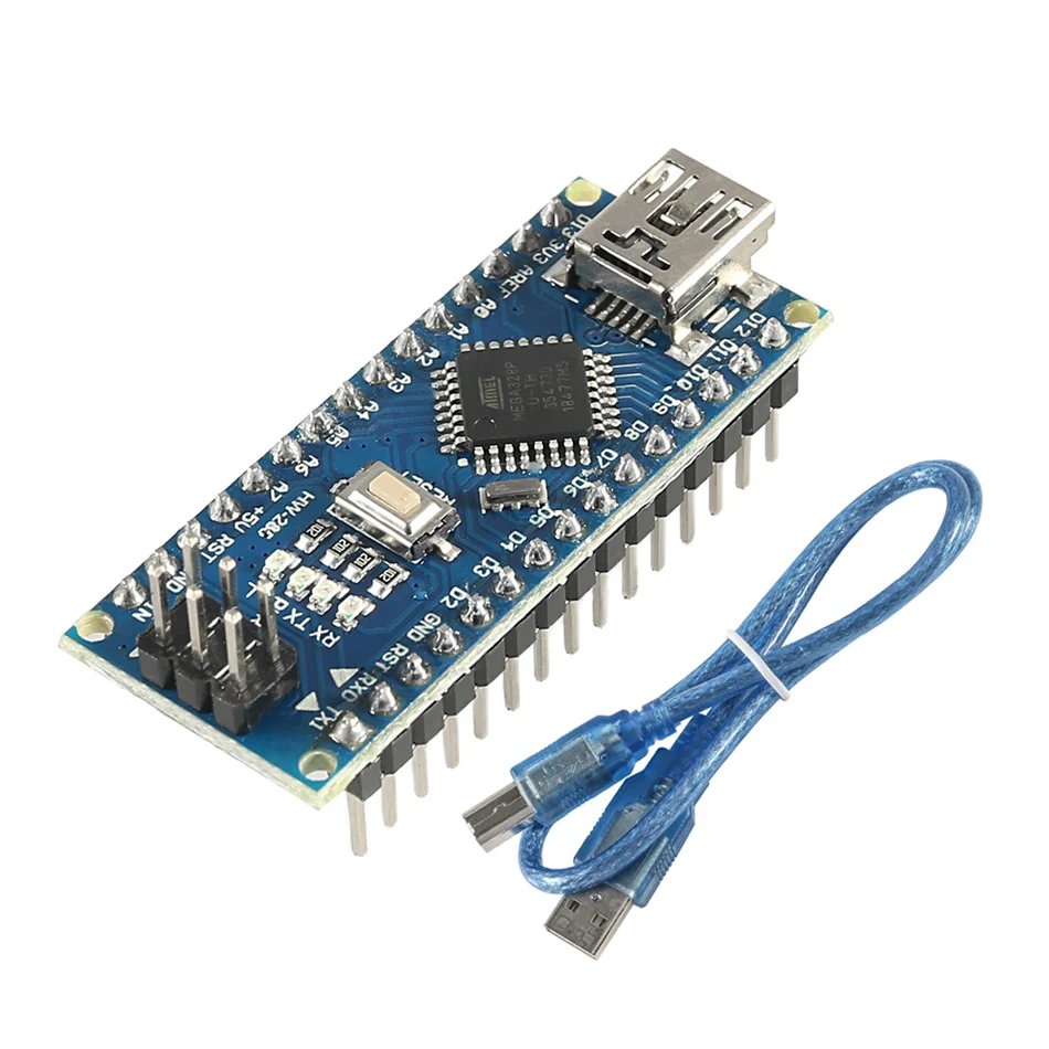 

1PCS Promotion For arduino Nano 3.0 Atmega328 Controller Compatible Board Module PCB Development Board without USB V3.0