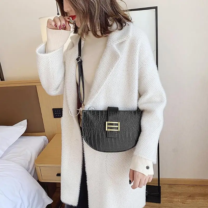 

Women Crossbody Bags Atmosphere Mature Well Designed Leather Fashion Pure Color Retro Shoulder Messenger Handbags