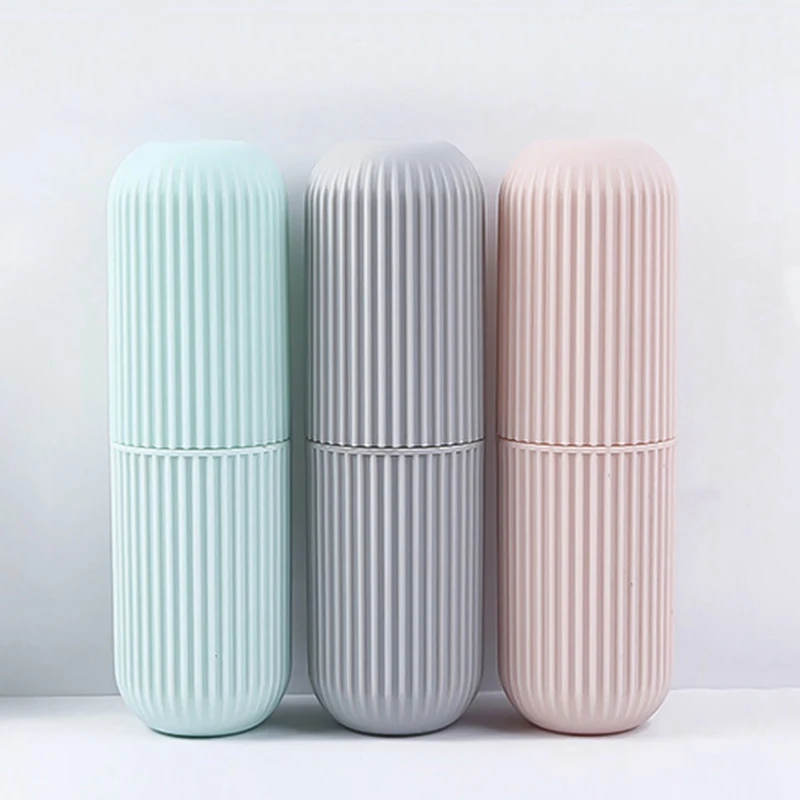 Открытый Дорожный Чехол-держатель для зубной щетки, портативный держатель для стиральной чашки, стаканы для ванной комнаты, коробка для хранения зубной щетки