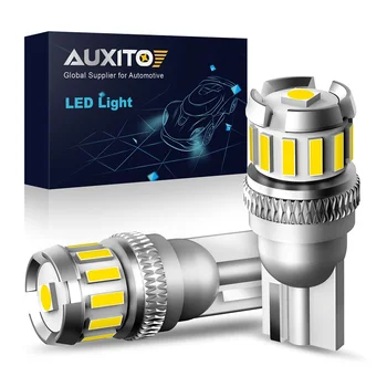 

AUXITO T10 Led Canbus Error free W5W Parking Light Led 194 No Error License Plate Light Interior Car Lighting 12V 6500k White