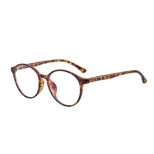 Классические круглые очки TR90 с полной оправой, новые синие очки унисекс, компьютерные очки, повседневные ретро очки с плоским зеркалом, модные Дикие синие очки-светильник