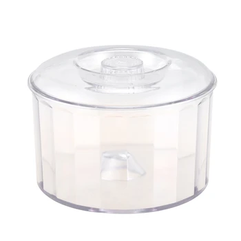 

KT-185 Magnetic Clear Tumbler/Bucket, Barrel Polishing Bucket Drums, Jewelry Tool