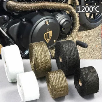 

Motorcycle Exhaust Tape Wrap Covers For SUZUKI gs 500 gsx r 600 burgman 650 drz 400 sm dl 650 v strom gsf 600 bandit djebel 250