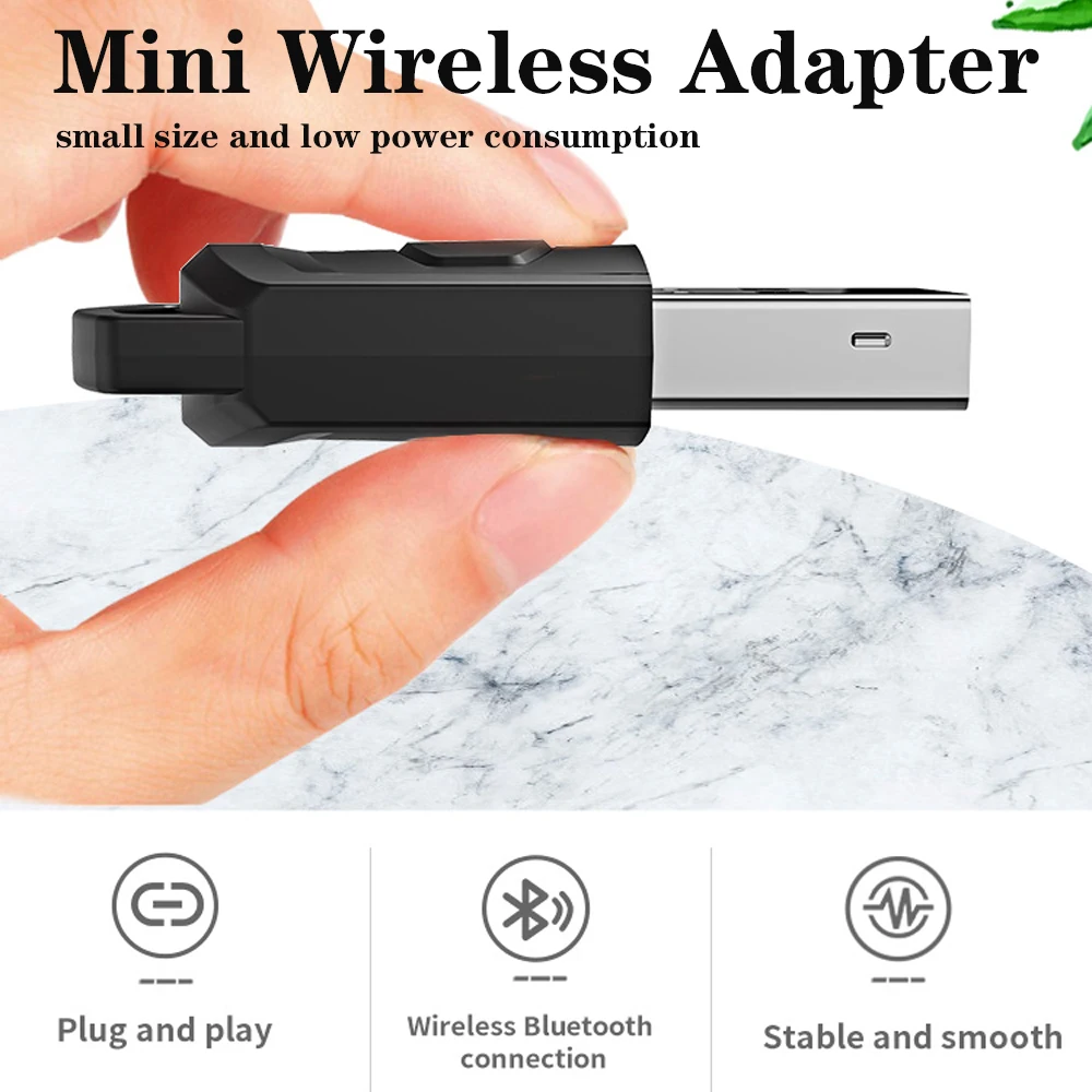 Tebe-adaptador de Áudio sem Fio para Ps4 Dongle Bluetooth 5.0 3.5 mm Aux Baixa Latência para Playstation pc Alto-falante - Image 6