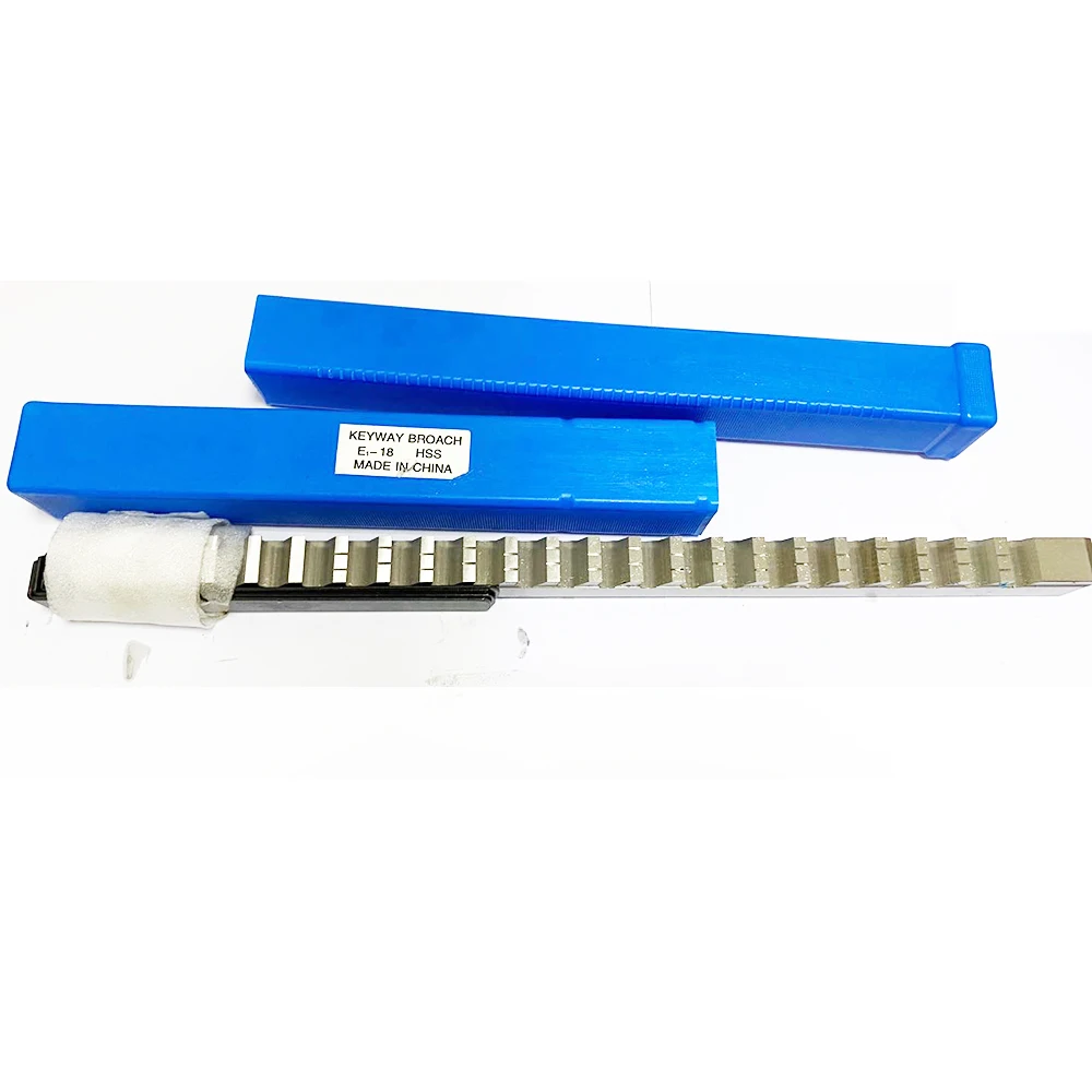 

E1-16 Push-Type Keyway Broach HSS Metric Size CNC Machine Tool
