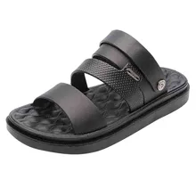 35 Новые повседневные мужские мягкие сандалии удобные мужские летние кожаные сандалии мужские римские летние уличные сандалии Sandalia Masculina