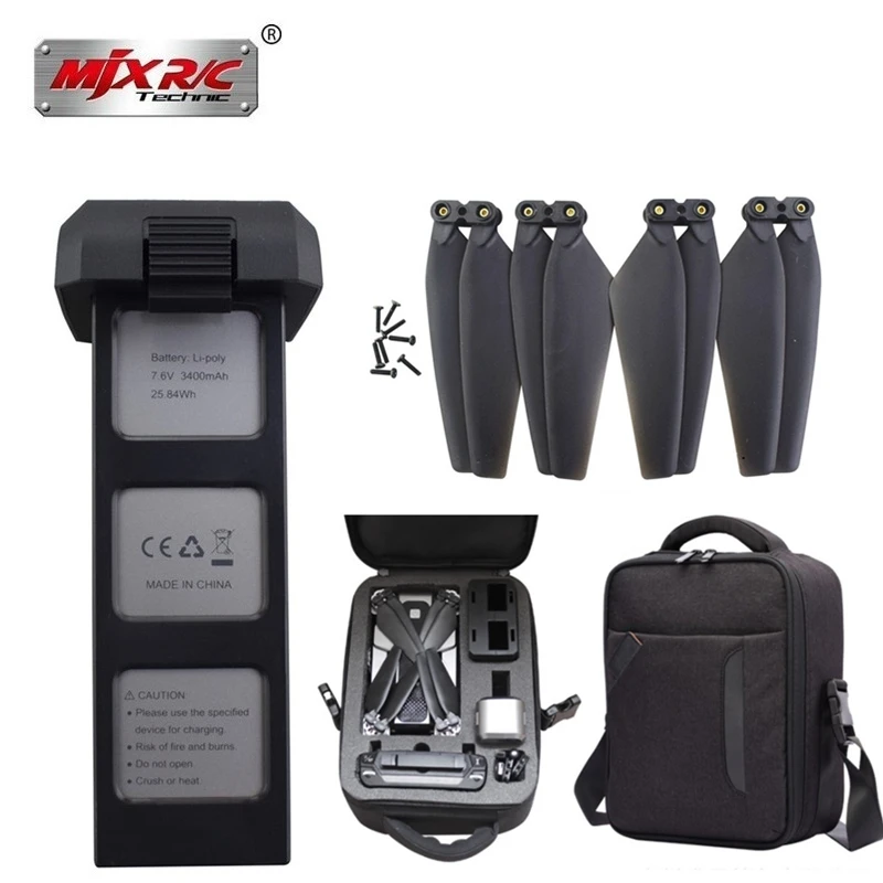 Оригинальный аккумулятор для Mjx Bug 4W B4W 7 6 v 3400mAh Li-po батарея аксессуары бесщеточный