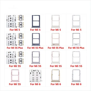 

For XiaoMi Mi 6 5 5S Plus Micro SD Card Holder Connector Container Sim Card Tray Socket Slot Reader Adapter Replacement Parts