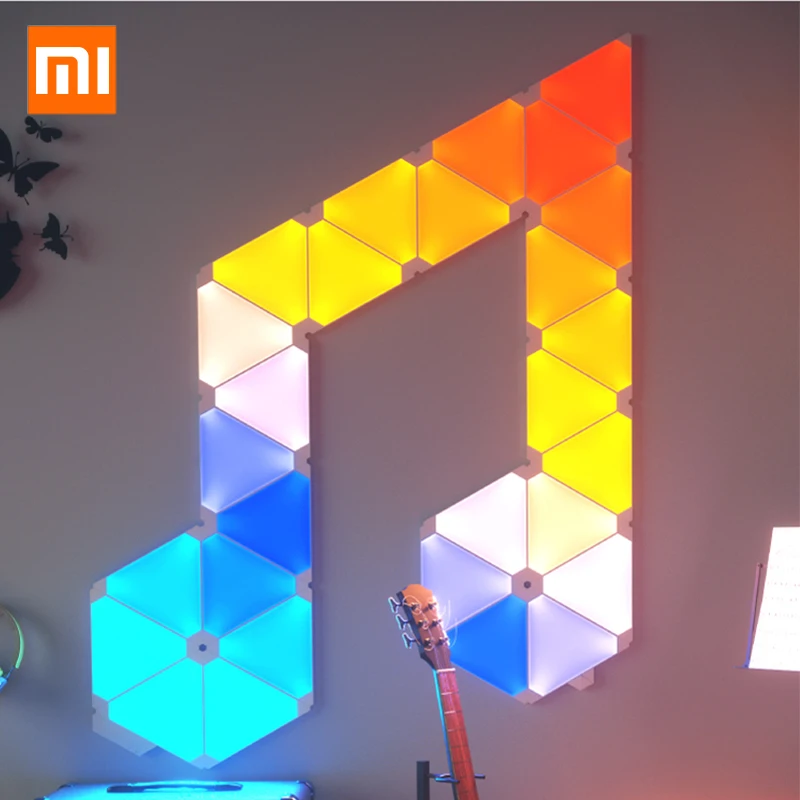  Original Xiaomi Nanoleaf Full Color Smart Odd Light Board Work with Mijia for Apple Homekit Google 