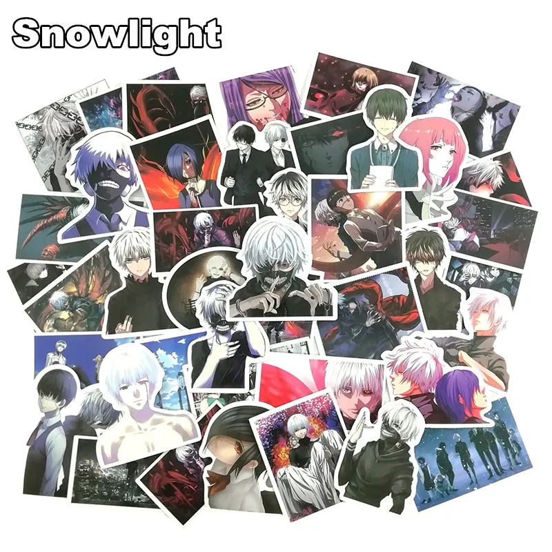 10/30/50pcs/set Japan Anime Doodling Tokyo Ghoul For Automobile  Laptop Skateboard Car Bicycle Suitcase Decal Toy Stickers