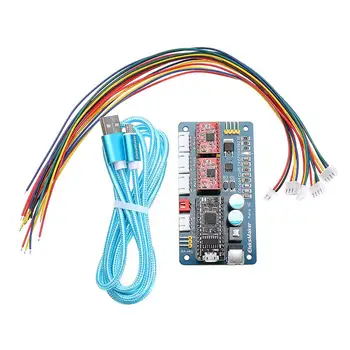 

EleksMaker ManaSE 2 Axis Stepper Motor Driver Controller Board Micro USB Interface Port 12V Power Supply for DIY Laser Engraver