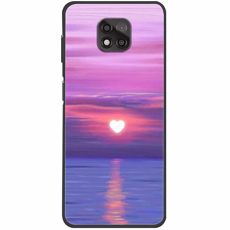 Butterfly Silicone Soft Phone Cover and Protector for Moto G Power and Play
