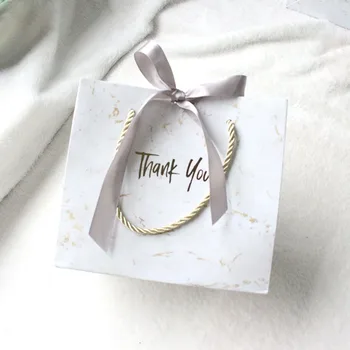 

marble Paper gift bag Clothes wig cosmetics packaging bags коробка Birthday Baby Shower Wedding gift box Party Favors cake box