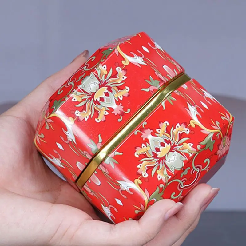 Алмазная форма Мини жестяная коробка для хранения чая кофе конфет банка для чая металлический чехол для свадебной вечеринки