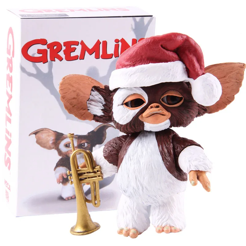NECA фильм Gremlins Gizmo Рождество издание Gremlins фигурка игрушка кукла рождественский подарок - Цвет: with colorful box