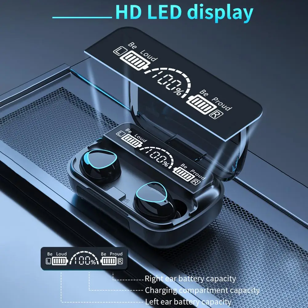 TWS 9D Stereo Bluetooth 5 0 Earphones With Charging Box Wireless Headphone Sports Waterproof Earbuds Headsets