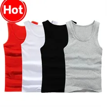4 шт. модная мужская хлопковая однотонная мужская Нижняя майка для фитнеса эластичная повседневная с круглым вырезом дышащая H тип все облегающая куртка
