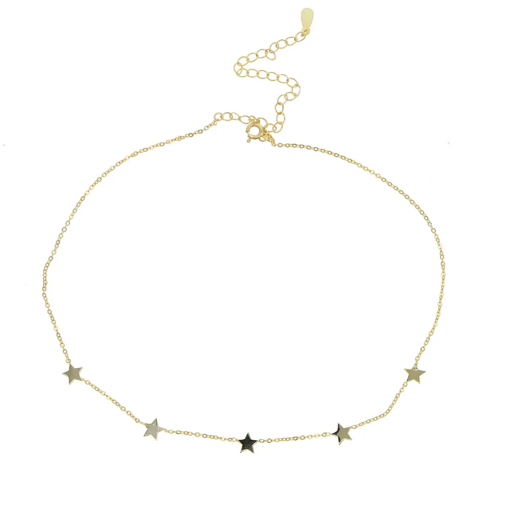 Золотого цвета многослойное Звездное Ожерелье великолепное сексуальное женское колье цепочка Лариат Рождественский подарок