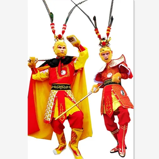 New Sun Wukong Costumes For Men Monkey King Suits Professional Movie Costumes Funny Clothing Journey To The West Carnival Aliexpress