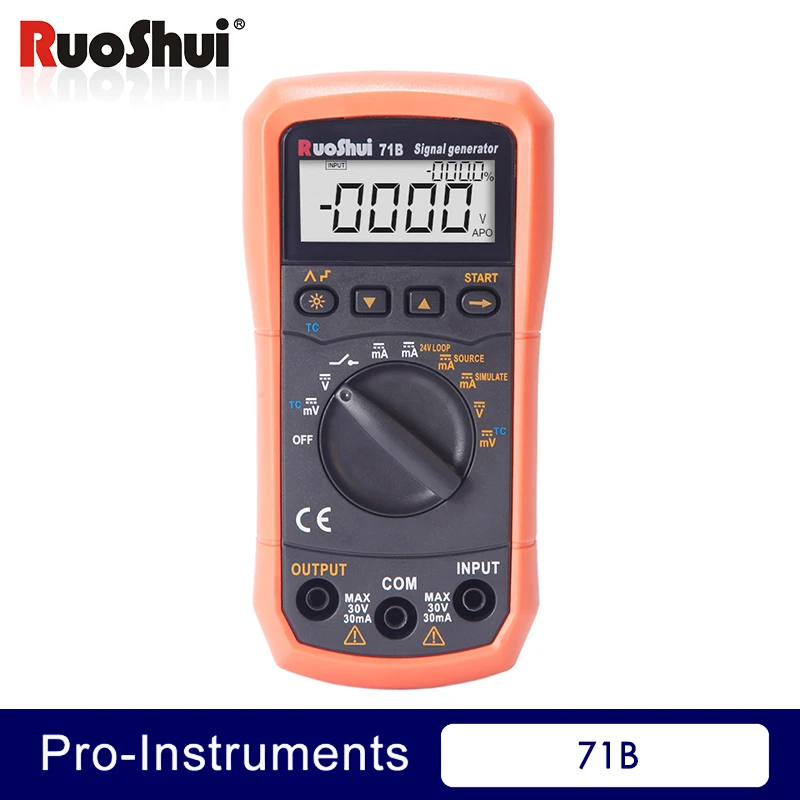 

71B Ruoshui Victor DC Voltage Current Simulation process Calibrator signal generator source currency calibration detector