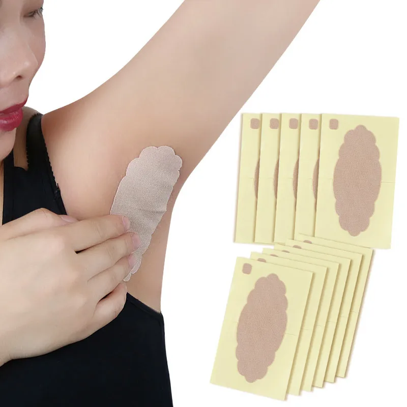 3/6/8/10pcs Summer Deodorants Armpit Absorbent Pad Sticker Underarm