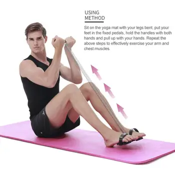 

Elastic Sit-Ups Pull Rope with Spring Tension Home Fitness Resistance Bands Workout Elastic Sports Bands Gym Fitness Equipments