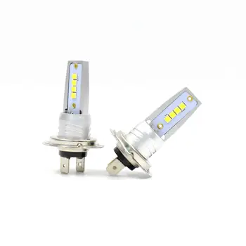 

2pcs bright car LED headlight H7 3030 8LED fog light led bulb headlight