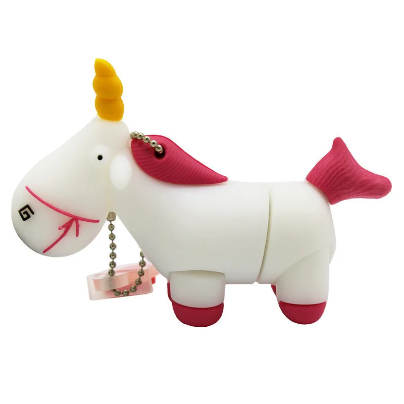 USB флеш накопитель TEXT ME в виде милых мультяшных животных единорог 6 стилей 4 ГБ 8 16 32