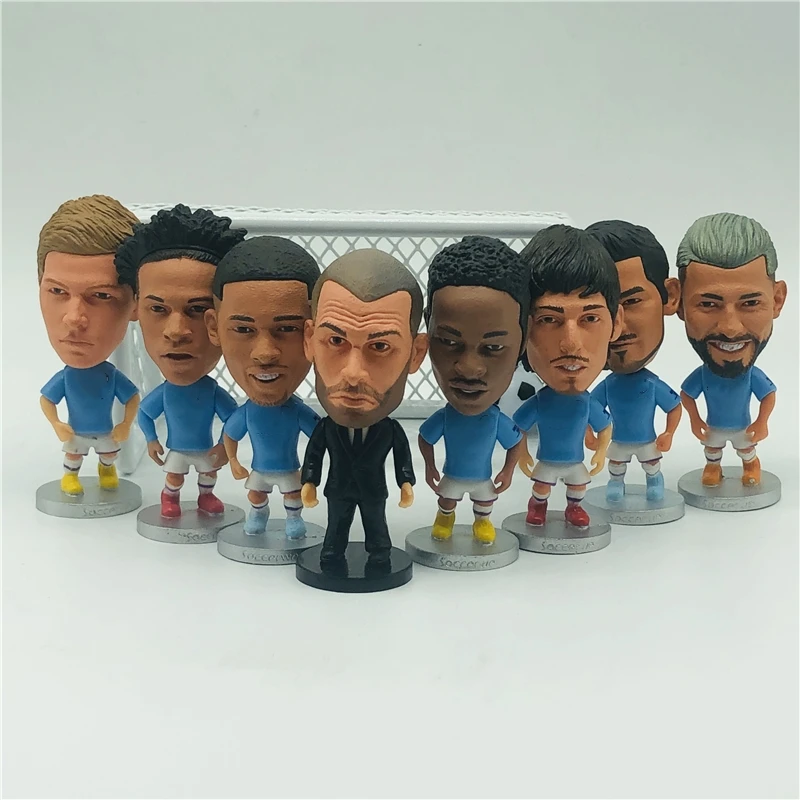 Soccerwe куклы из мультфильма футбол высотой 2 55 дюйма Pep Стерлинговое Серебро