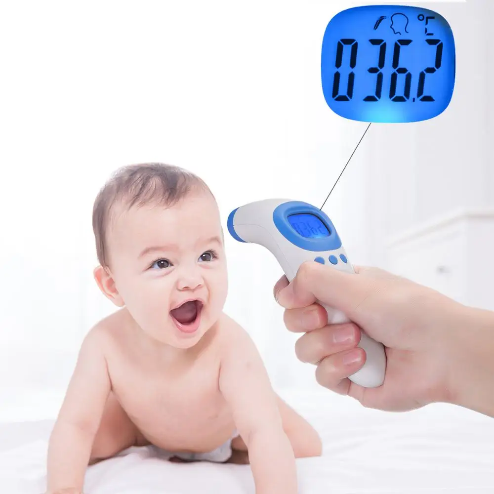 

Non-contact body/Object thermometer Forehead Digital Infrared Thermometer Portable Non-contact Termometro Baby/Adult Temperature