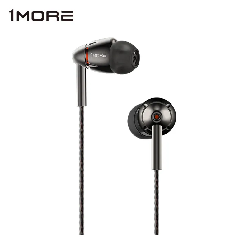 1MORE E1010 Quad Driver In Ear Earphone with Mic 1 more quad HiFI Hi Res Earbuds Earphones Headset for Apple Android Xiaomi|in-ear earphone|earphone with micearbuds earphones - AliExpress