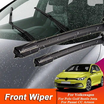 

2pcs Car Wiper Blade Windscreen Wipers For Volkswagen Arteon POLO CC Golf Passat Jetta Windshield Rubber Auto Wiper Accessory