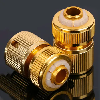 

Golden Hose Repairer Aluminum Alloy Threaded Faucet Connector Faucet Adapter Garden Irrigation Accessories