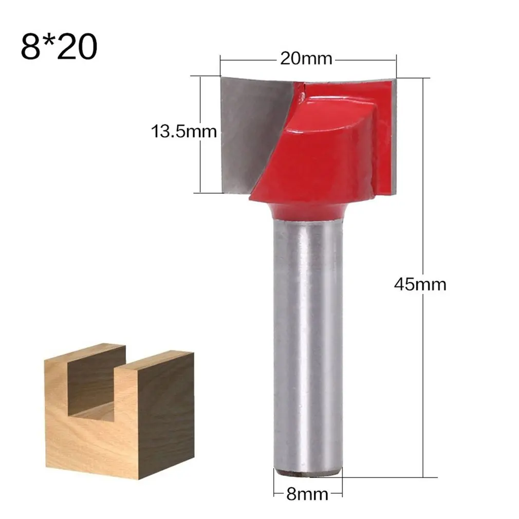 1 шт. 8 мм хвостовик очистки нижней гравировки маршрутизатор бит Деревообработка Карбид Фрезерный резак гравировка бит Концевая мельница для твердой древесины - Длина режущей кромки: B