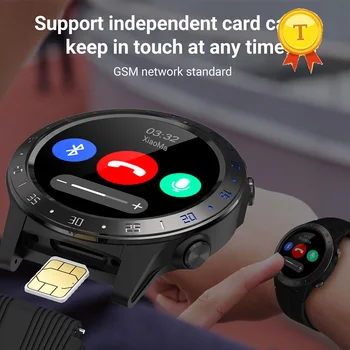 

Full Round Touch Screen sim card Sports GPS Smart phone Watch Men Siri Bluetooth calling Dial Phone Call Music GPS Smartwatch