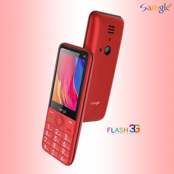 

WCDMA 3G Bar Feature Mobile Phone Samgle F5 Flash Speed Dial 2.8" Color Display Flashlight Whatsapp Big Keyboard Phone For Elder