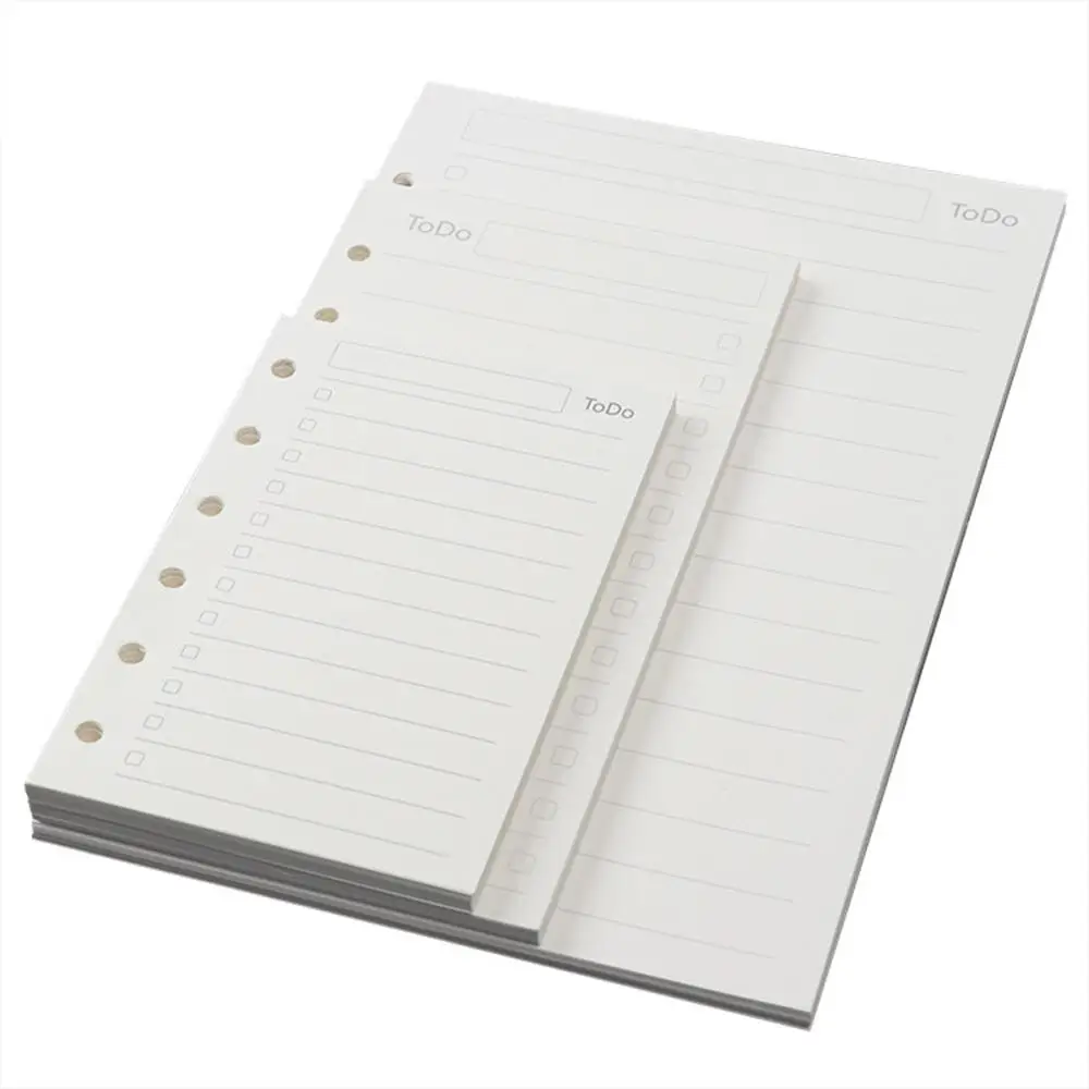 

Useful 45Sheets A5 A6 A4 Spiral Notebook Filler Paper Inner Replacement Papers of Binder Book School Office Storage Box Supplies