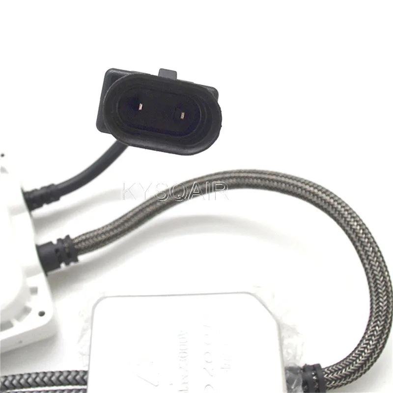 KYSQAIR 55W Aozoom Xenon Bulb Ballast HID Headlight Kit ABN06 Fast Start Slim Ballast AC 12V 5500K H1 H7 H11 D2H Xenon Lamp Bulb (12)