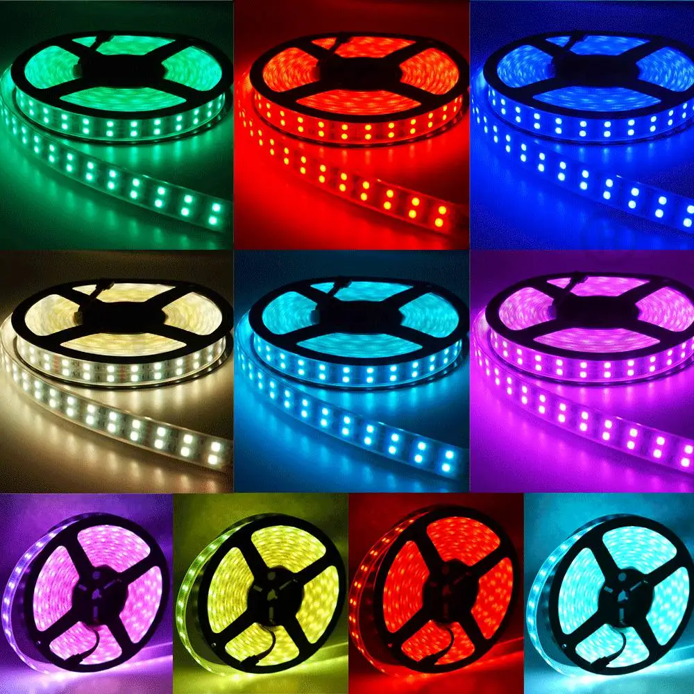 Одежда высшего качества! 5 м DC 12 В 600Led 120led/M водонепроницаемый SMD 5050 RGB Теплый Белый