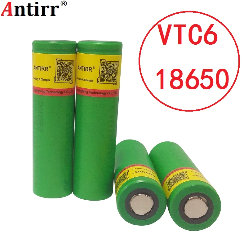 VTC6 3,7 в 3000 мАч 18650 литий-ионный аккумулятор 30А разряда для US18650VTC6 инструменты батареи для электронных сигарет+ DIY никелевые листы